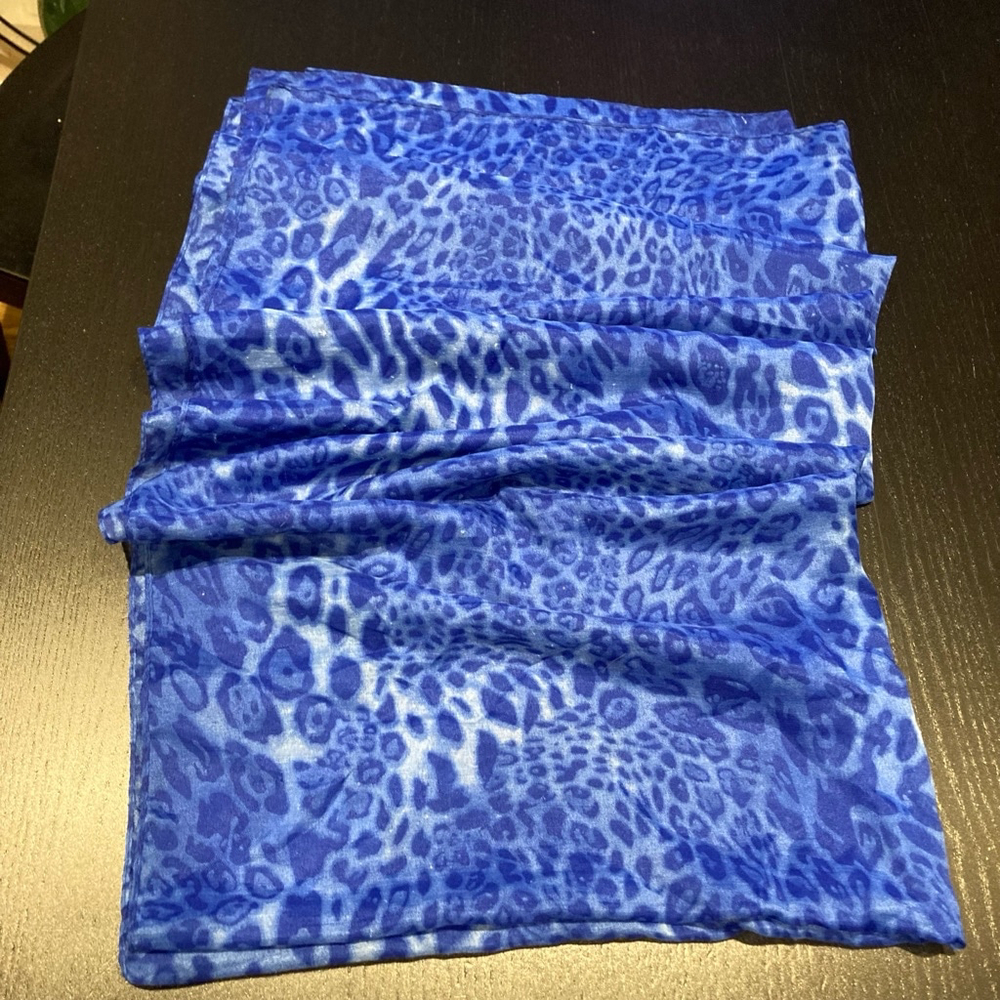 Women's Unbranded Scarf, One Size, Blue